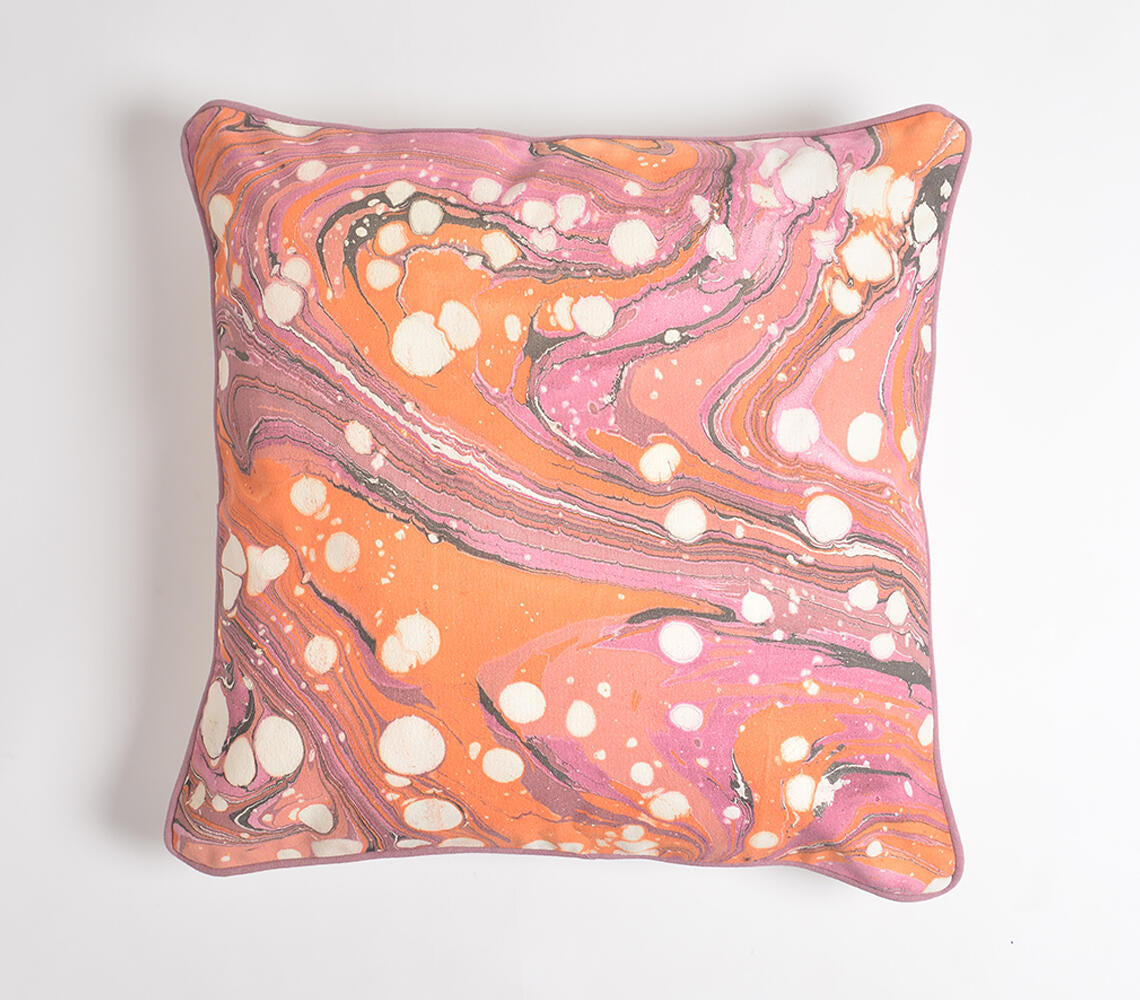 Screen Printed Marbled Cushion cover Q3