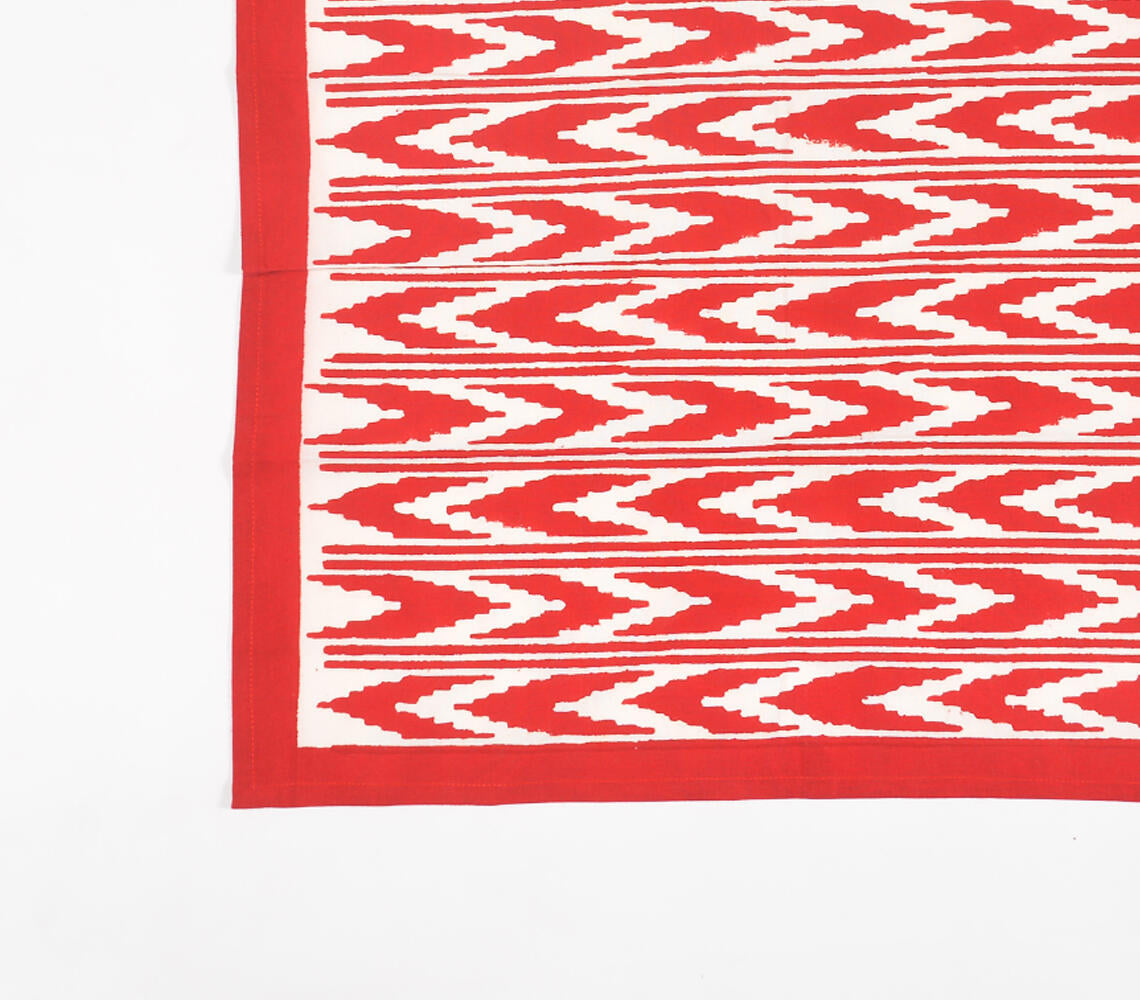 Printed Fiery Ikat Napkins (set of 4)