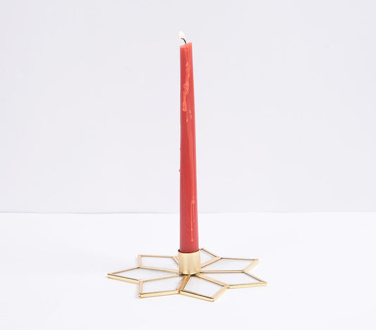 Heptagram Copper Candle holder